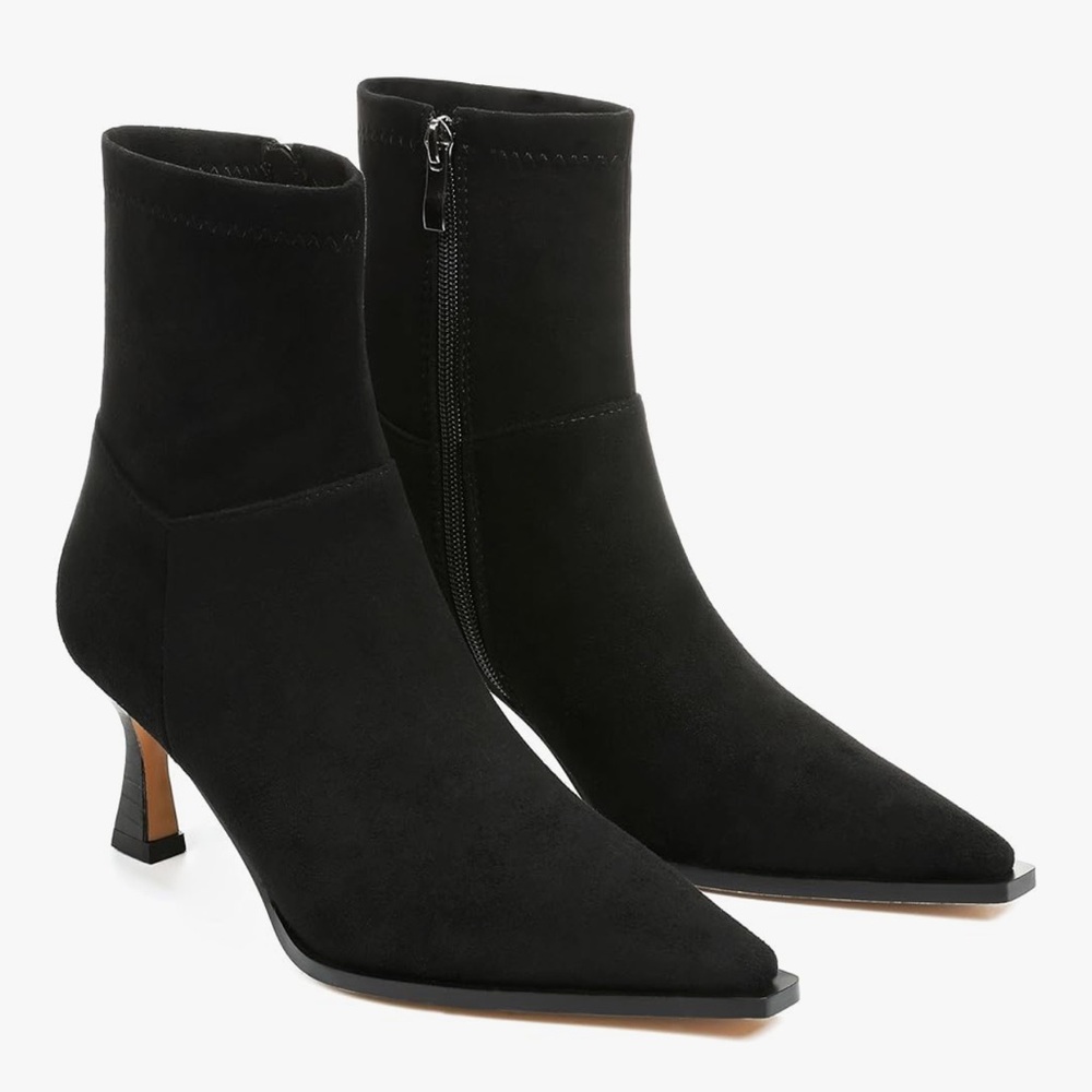 • Goiphrri • Women's Stiletto High Heel Ankle Boots